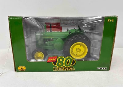 Ertl John Deere Model 80 Diesel WF HD Tractor