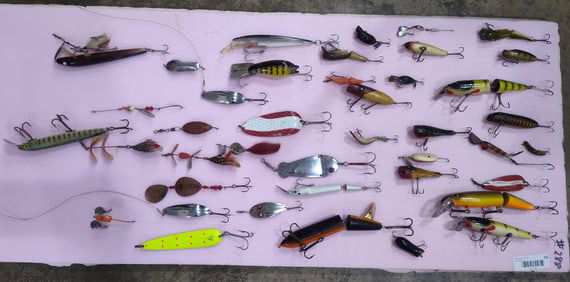 Muskie and Vintage Fishing Lures