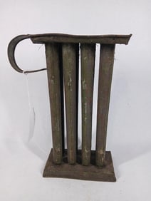 Primitive Tin 8 Hole Candle Mold w/ Handle