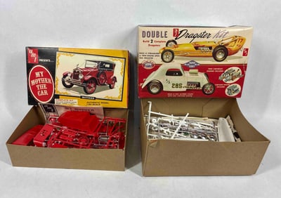 AMT Model Car Kits Inc. 3 in 1 Dragster Kit and My Mother The Car