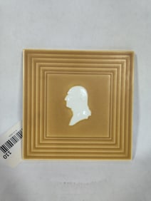 1932 Art Deco Tile of George Washington