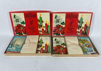 The Windsor Box of Holiday Greeting Cards and Envelopes