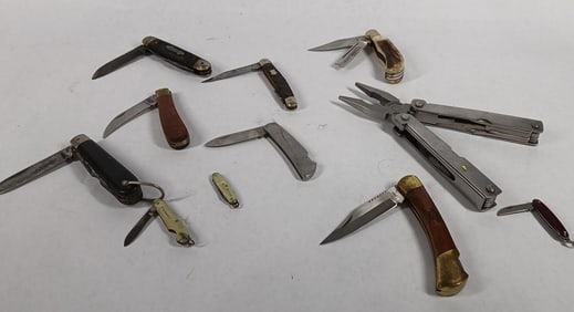 Multi Blade and Advertising Pocket Knives