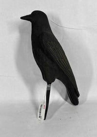 Plastic Black Crow Yard Decoy