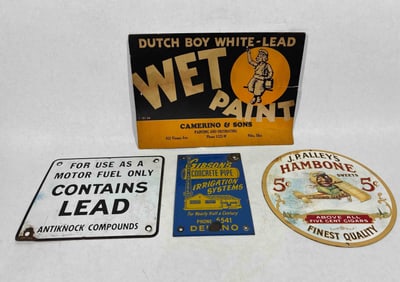 Fuel Plate and Advertising Signs