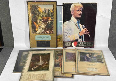 David Bowie, and Early 1900s Advertising Calendars