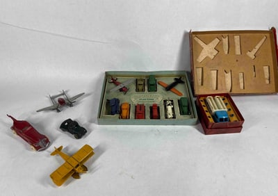 Tootsie Toy and Dinky Toy Vehicles
