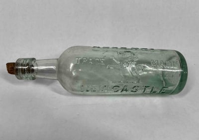 Ross & Co New Castle Embossed Glass Bottle