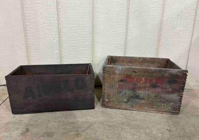 Kleanbore & Anglo Wooden Crates