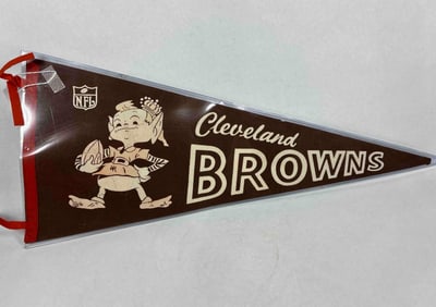 Cleveland Browns Vintage Souvenir Felt Pennant