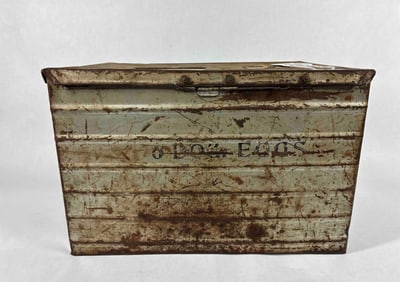6 Dozen Metal Egg Carrier