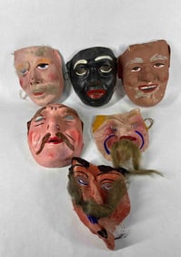 Paper Mache Carnival Masks