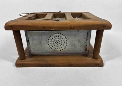 Punched Tin Night Time Foot Warmer