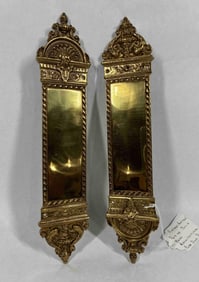 Antique Solid Brass Architectural Door Push Plates