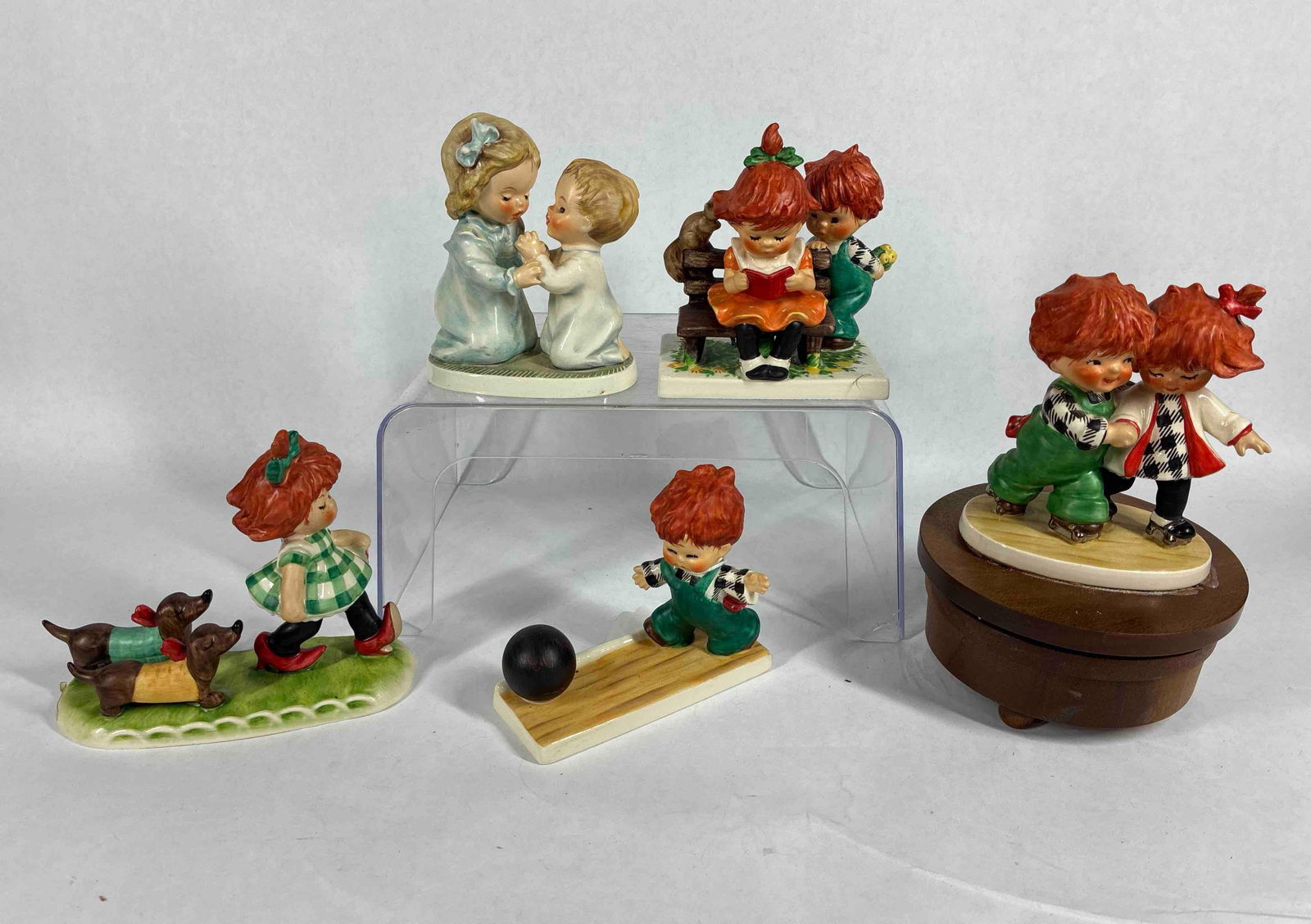 Goebel Redhead Child Figures: Byi series Gobel figures all in good condition