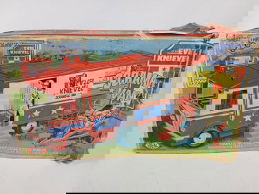 Ideal Toys Evel Knievel Scramble Hauler Van Toy In Original Packaging