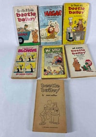 Lot of Vintage Comic Readers Inc. Hagar, Hi & Lois, Blondie and Beetle Bailey