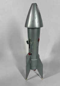 1950s Astro Spaceship Diecast Coin Bank