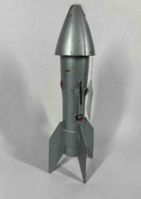 1950s Astro Spaceship Diecast Coin Bank