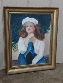 D Benedict Fashionista Oil on Canvas Painting