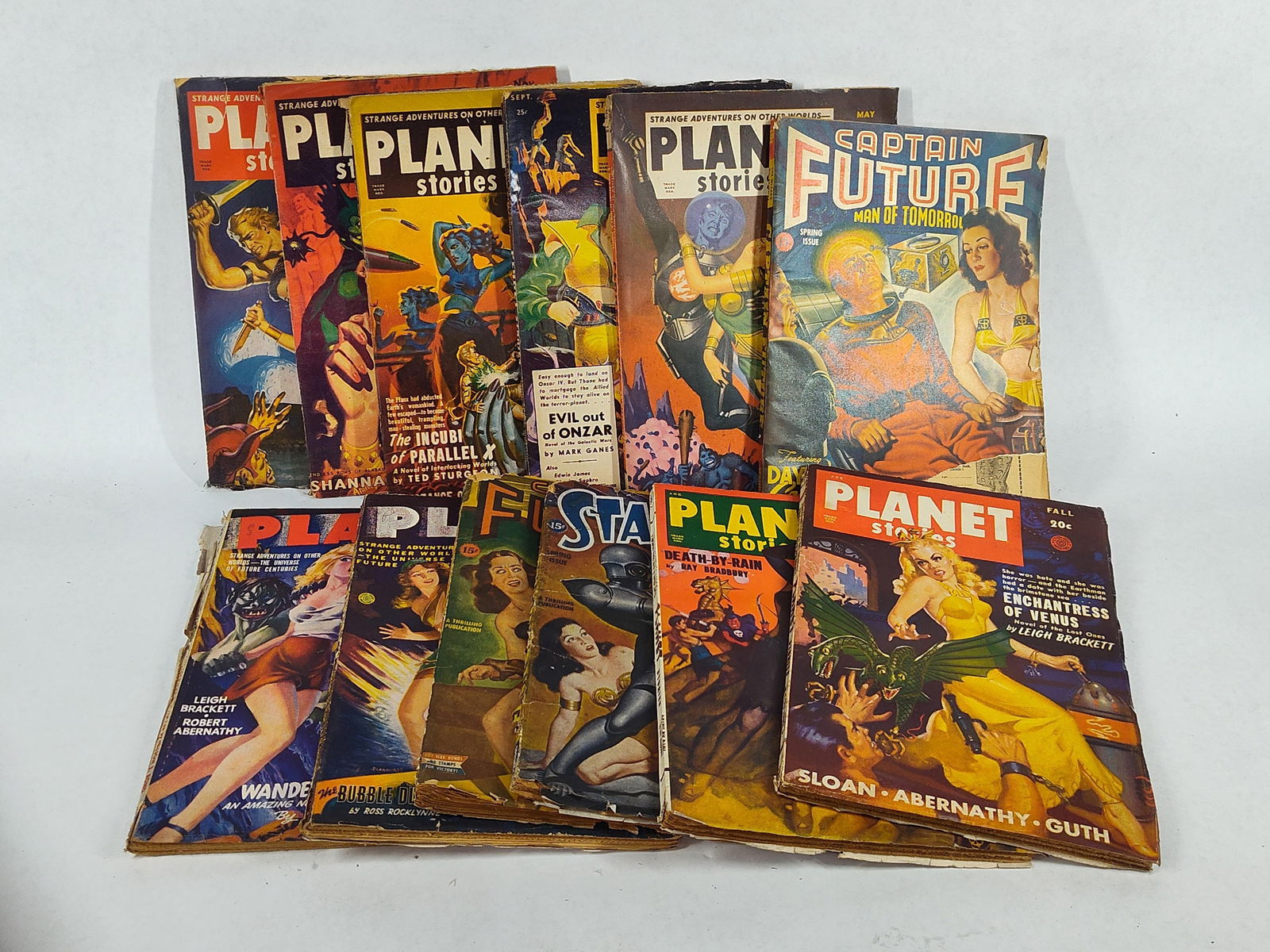 1940's & 50's Planet Stories & Captain Future Science Fiction Magazines (1 of 5)