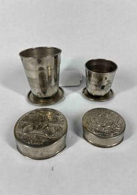 Collapsible Late 1800s Drinking Cups