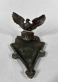 1940's Federal Eagle Topper Metalware Art Ashtray