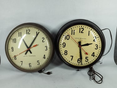 Seth Thomas & General Electric Wall Clocks