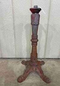 Cast Iron Footed Industrial Coin Op Candy Machine Base