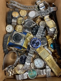 Large Lot of Name Brand Wrist Watches