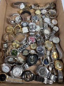 Mens Large Dial, Advertising, and Ladies Wrist Watches