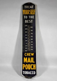 Mail Pouch Tobacco Porcelain Thermometer