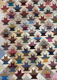 Scrap Baskets Homemade Charity Quilt