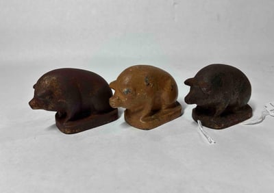 Cast Iron 3 Little Pigs
