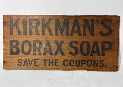 Kirkman's Borax Soap Crate Panel
