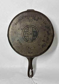 Griswold Double Skillet Cast Iron Bottom