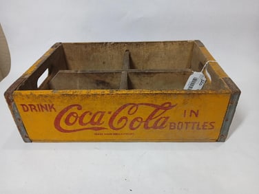 Coca Cola Sectioned Bottle Crate