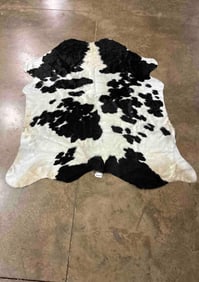 Brazilian Black and White Soft Tanned Cowhide