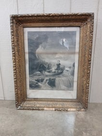Mid 19th Century Print The Orphans Rescue
