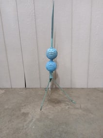 Lightning Rod w Star Glass Balls