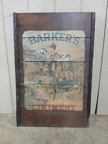 Barkers Liniment Advertising Board