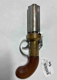4 Barrel Percussion Black Powder Pepperbox Pistol