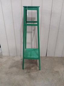 Green Painted Plant Stand
