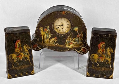Victory V Gums & Lozenges Advertising Tins and Novelty Clock