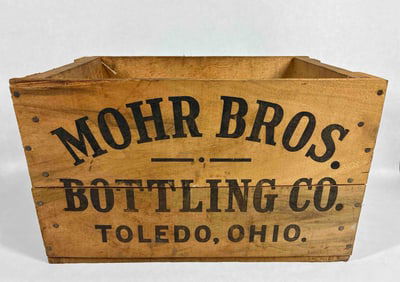 Mohr Brothers Bottling Co Crate