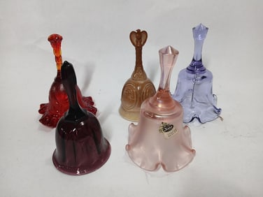 Glass Fenton Bells