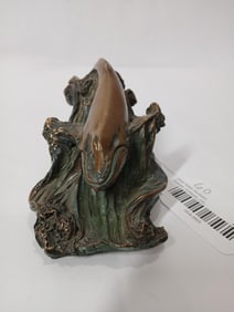 Joseph Addotta Bronze Whale Statue
