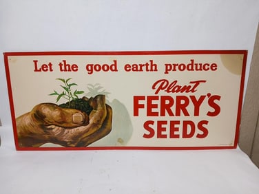 Ferrys Seed Advertising Sign
