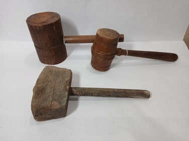 Primitive Wooden Mallets