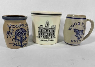 Wooster Ohio & Holmes Co Pottery